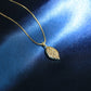 Gyllene lövhalsband