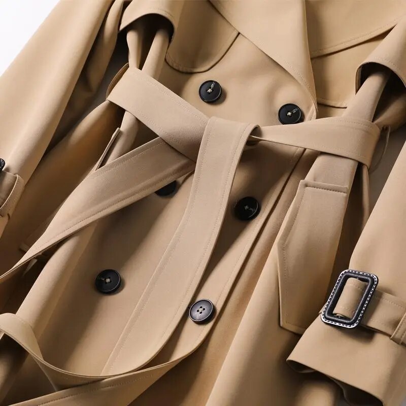 Lyxig trenchcoat för kvinnor