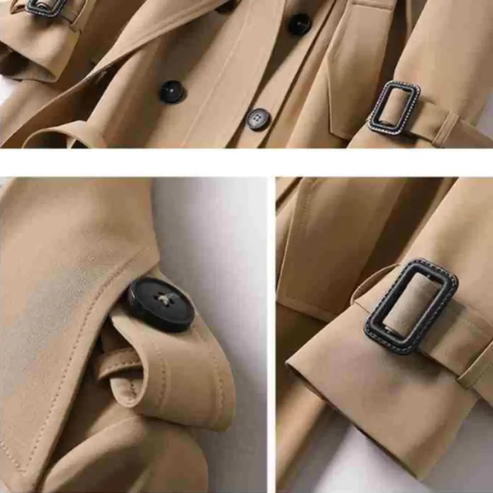 Lyxig trenchcoat för kvinnor