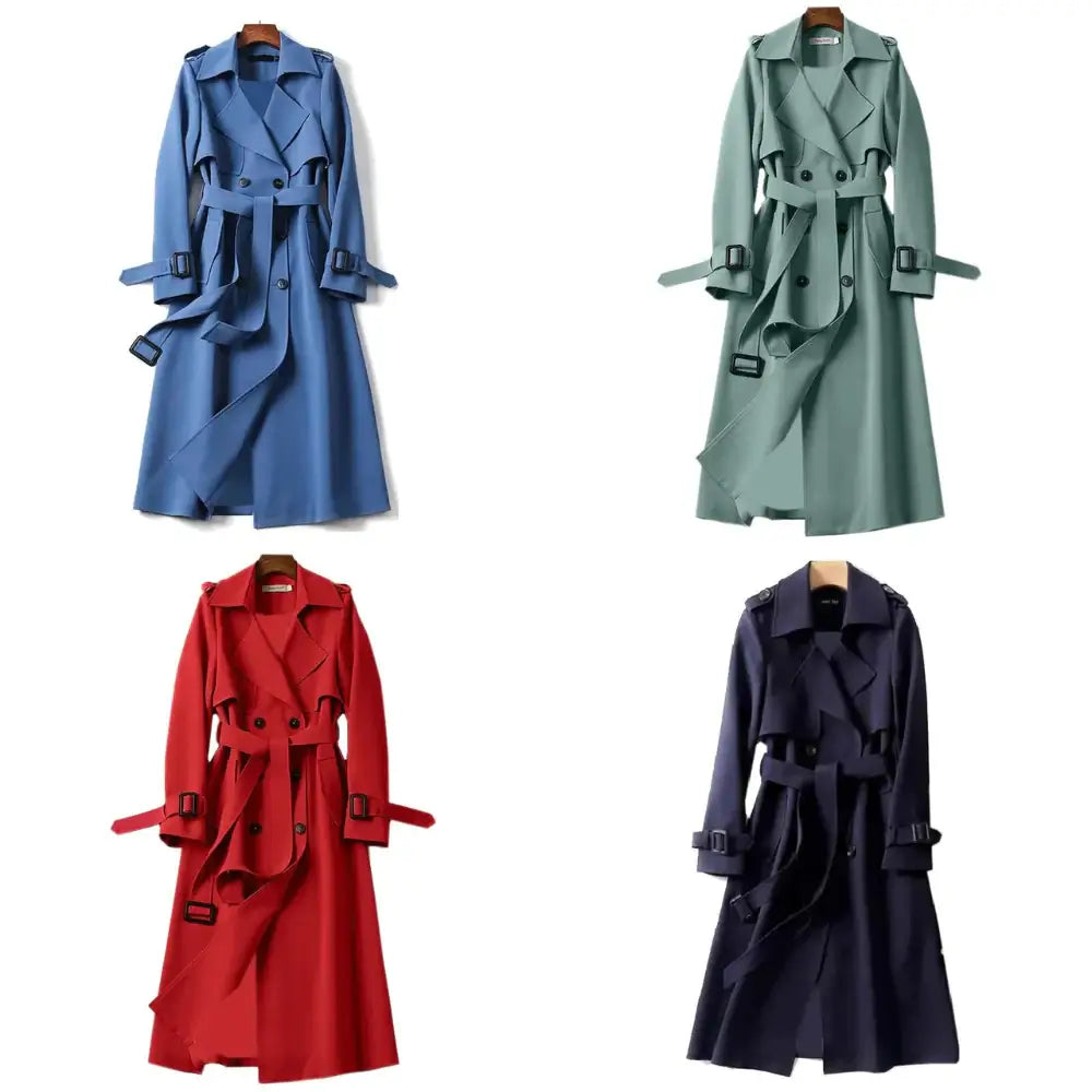 Lyxig trenchcoat för kvinnor