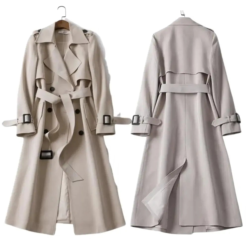 Lyxig trenchcoat för kvinnor