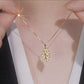 Gyllene lövhalsband
